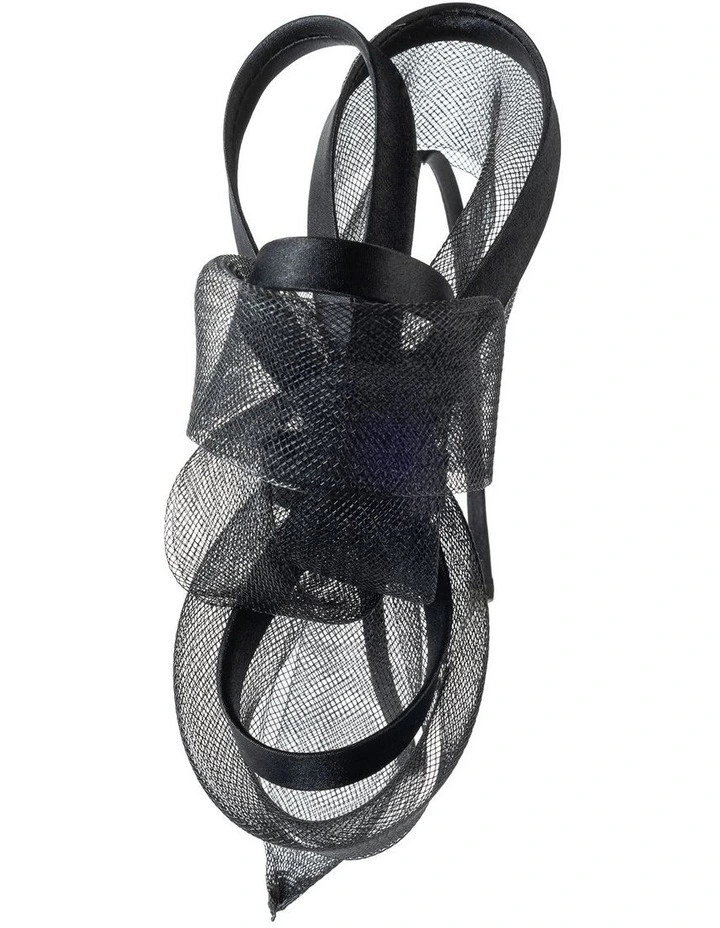 Gregory Ladner Ghrf209M Black Fascinator Fascinator in Black image 3
