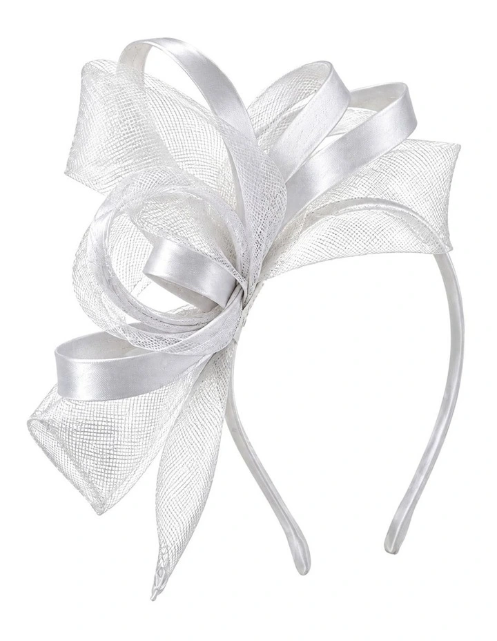 Gregory Ladner Fascinator in White image 2