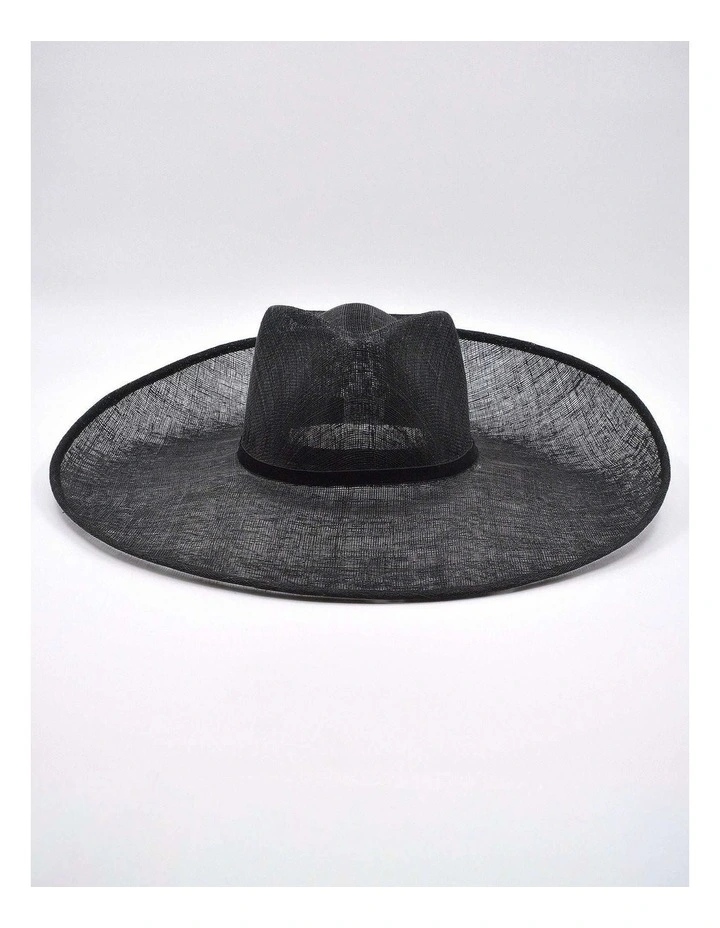 Velvet Racewear Hat in Black image 1