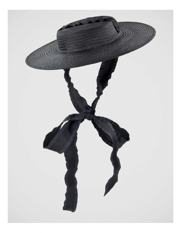 Annie Racewear Hat in Black image 1