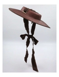 Annie Racewear Hat in Brown