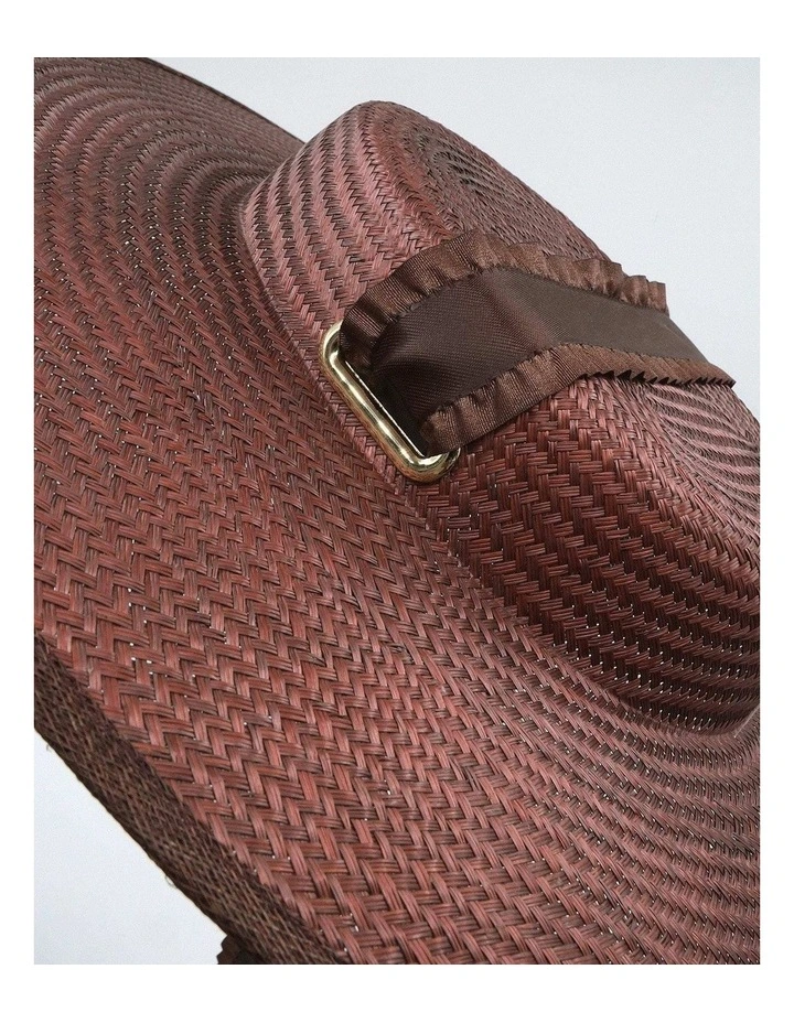 Annie Racewear Hat in Brown image 2