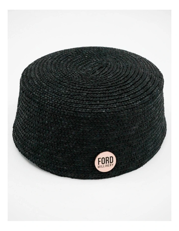 Ford Millinery Jackie Racewear Hat in Black image 1