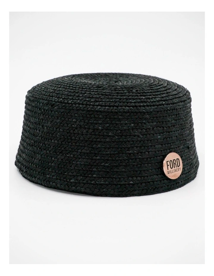 Ford Millinery Jackie Racewear Hat in Black image 2