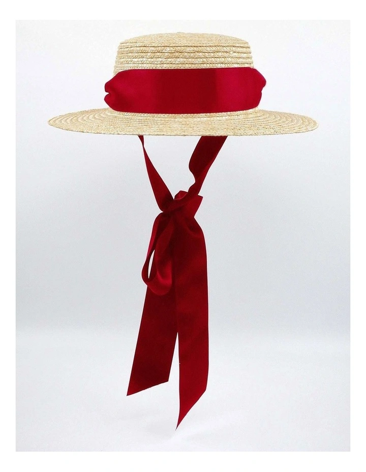 Venice Racewear Hat in Red image 1
