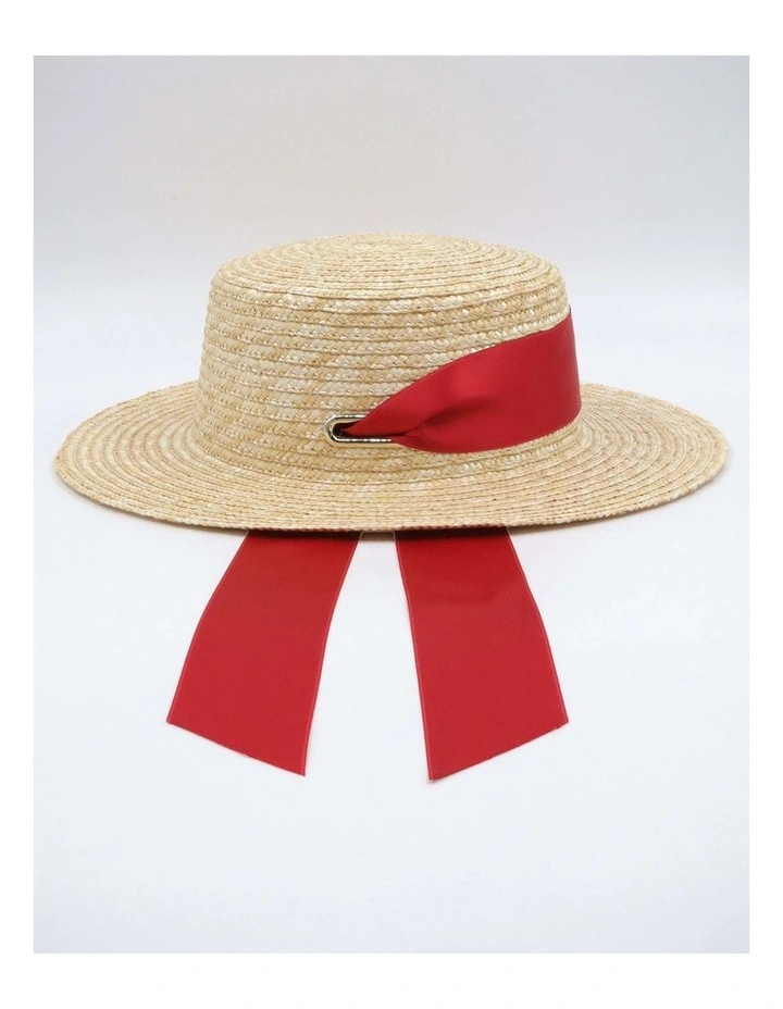 Venice Racewear Hat in Red image 2