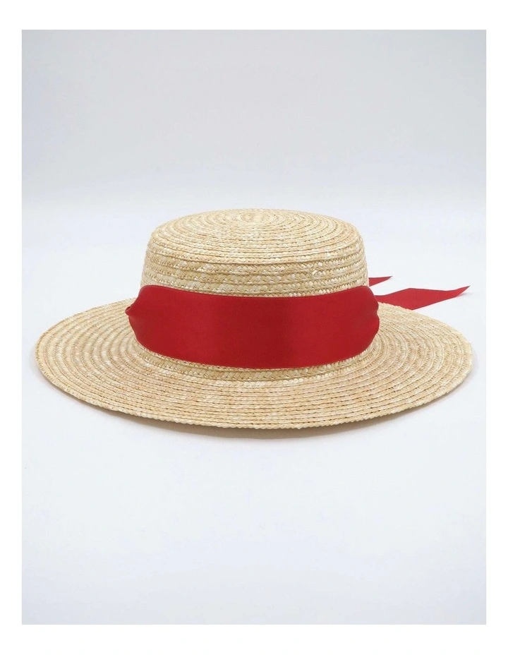 Venice Racewear Hat in Red image 4