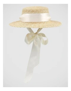 Venice Racewear Hat in Cream