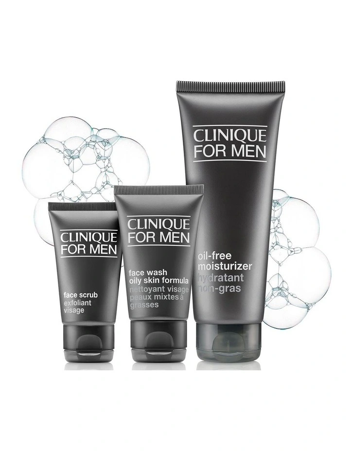 Daily Oil-Free Hydration 3 Piece Set - Cleanse. Exfoliate. Hydrate image 2