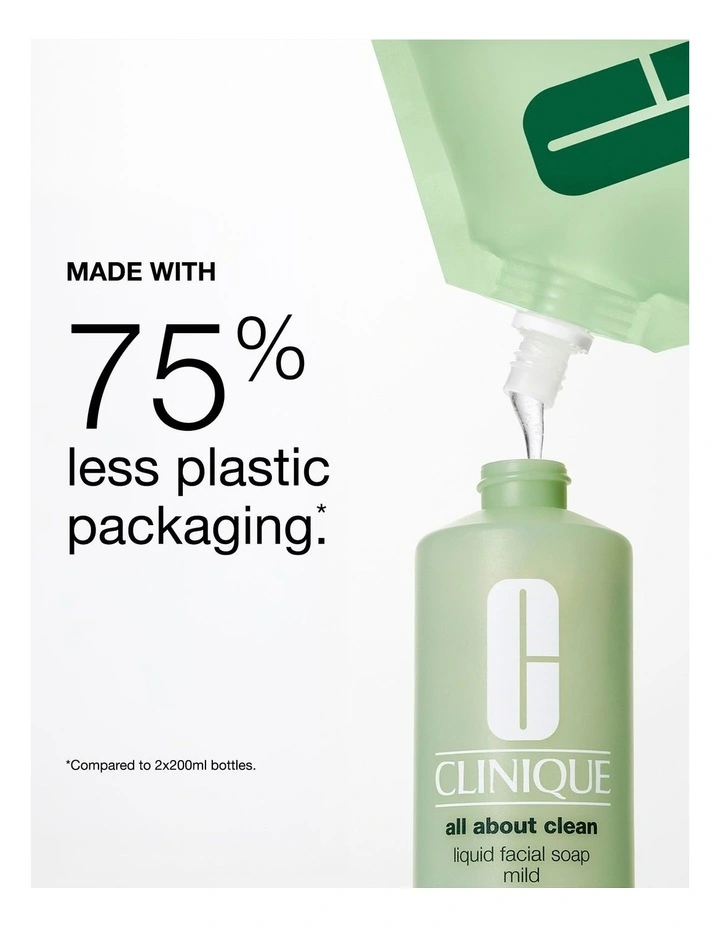 Liquid Facial Soap - Mild Refill 400ml image 3
