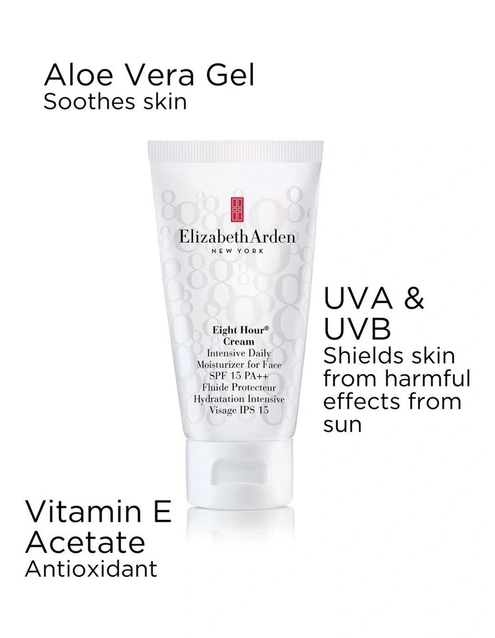 Eight Hour Cream Intensive Daily Moisturizer For Face SPF15 image 5