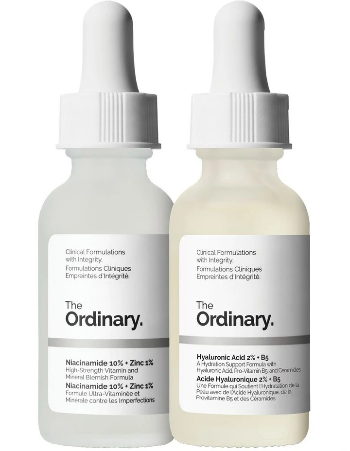 The Skin Support Set with Niacinamide   Hyaluronic Acid to Control Oil and Hydrate image 1