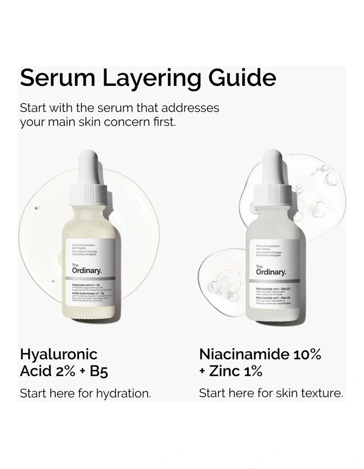 The Skin Support Set with Niacinamide   Hyaluronic Acid to Control Oil and Hydrate image 2