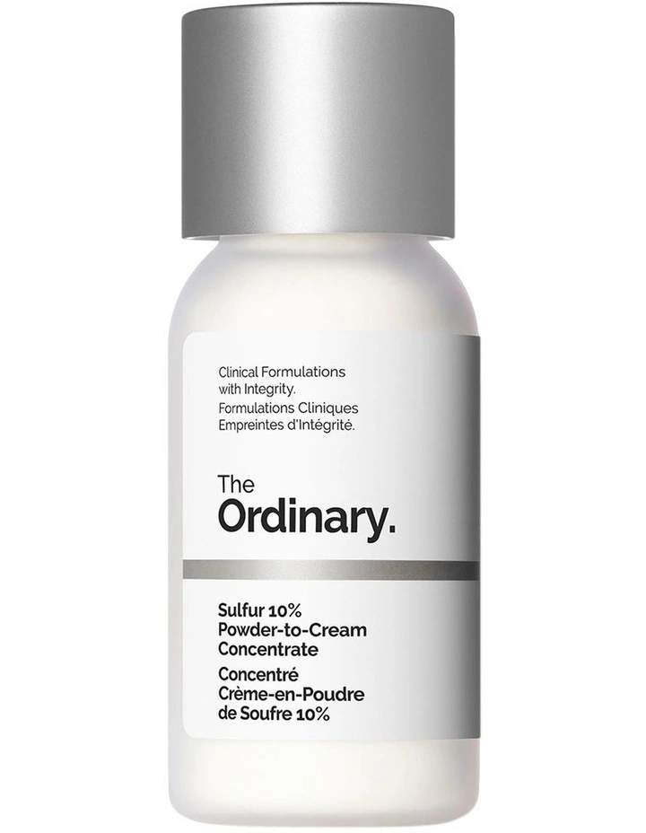 Sulfur 10% Powder-to-Cream Concentrate Fast-Acting Spot Solution for Blemish-Prone Skin 5g image 1