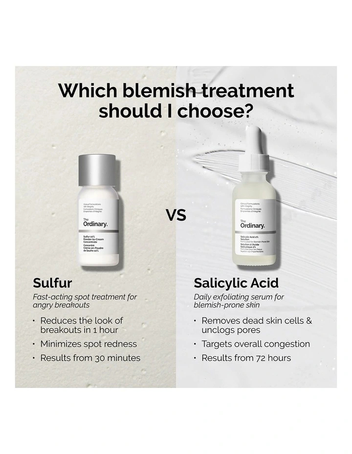 Sulfur 10% Powder-to-Cream Concentrate Fast-Acting Spot Solution for Blemish-Prone Skin 5g image 7