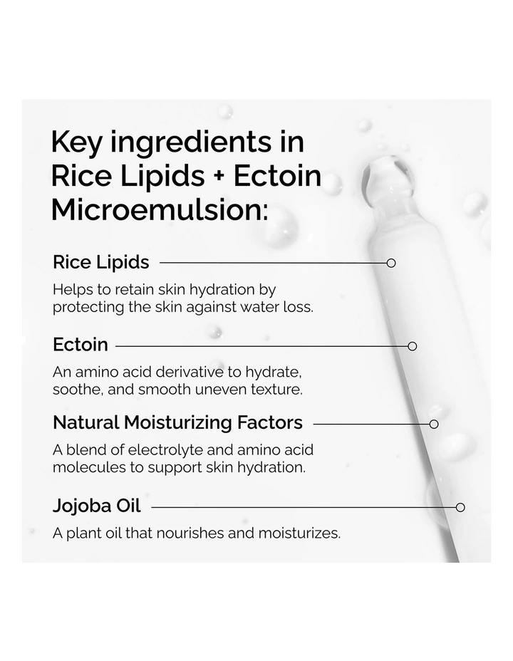 Rice Lipids + Ectoin Microemulsion image 3