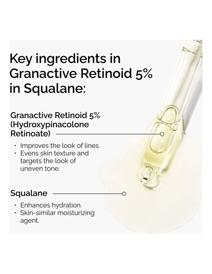 Granactive Retinoid 5% in Squalane for Advanced Wrinkles and Uneven Skin Tone 30ml image 3