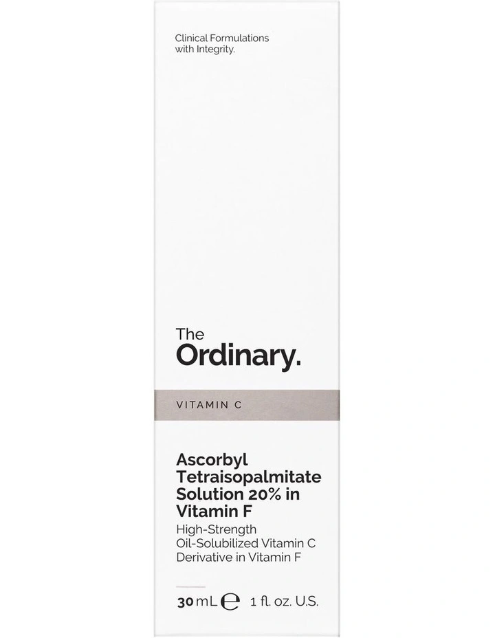 Ascorbyl Tetraisopalmitate Solution 20% in Vitamin F Serum for Hydration and Brightening 30ml image 6