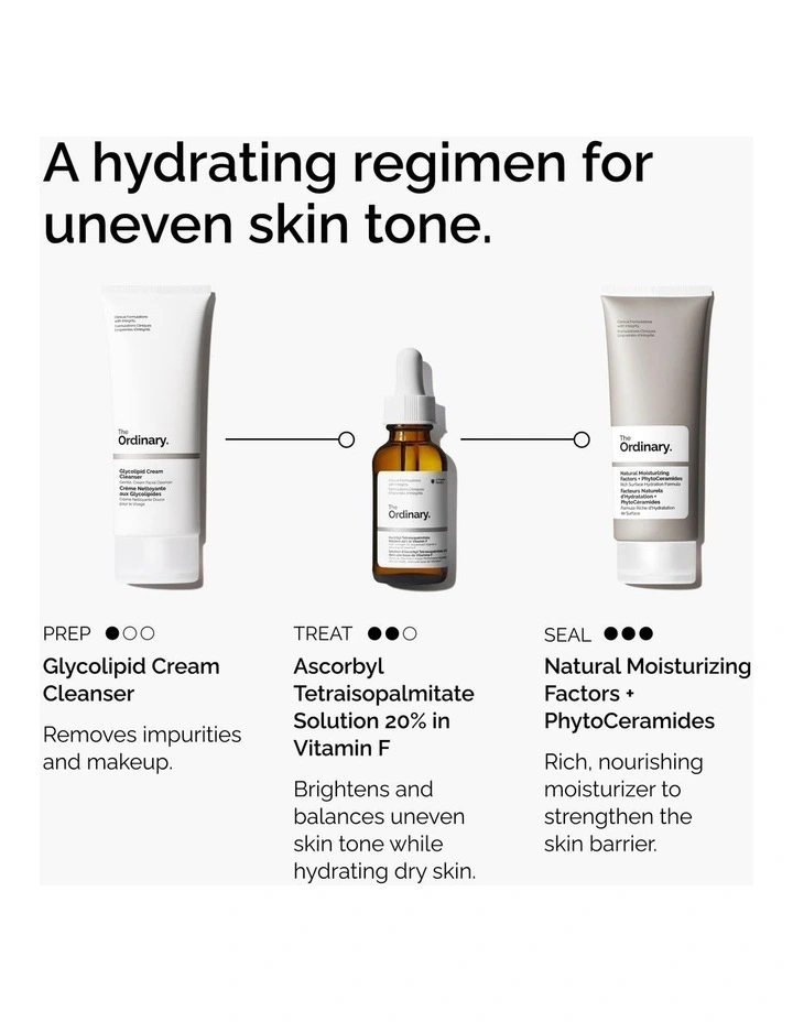 Ascorbyl Tetraisopalmitate Solution 20% in Vitamin F Serum for Hydration and Brightening 30ml image 7