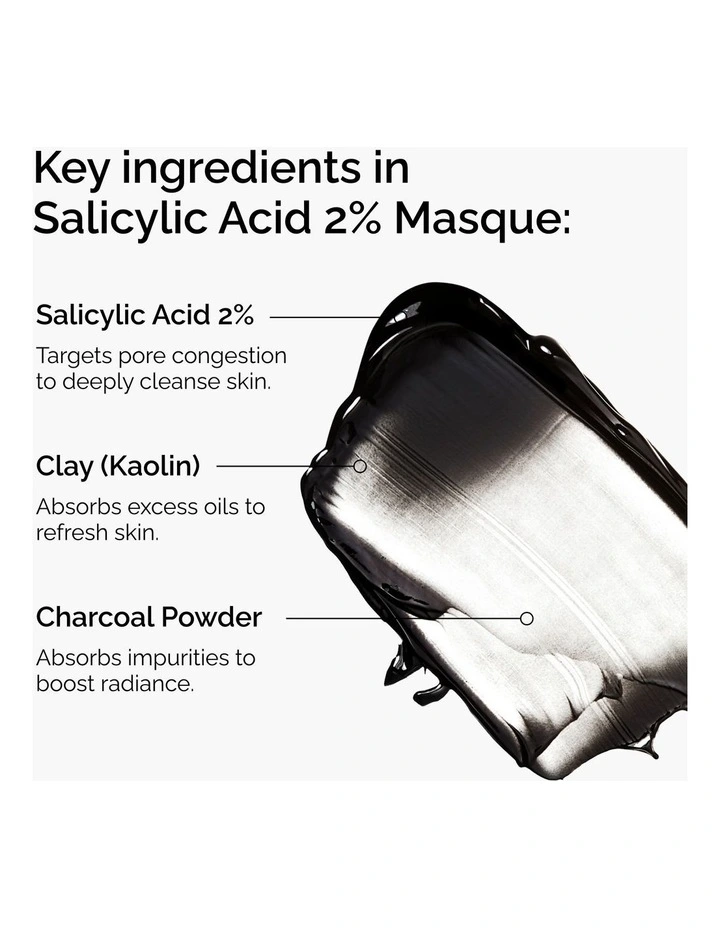 Salicylic Acid 2% Masque Clarifying Clay Mask for Oily or Blemish-Prone Skin 50ml image 3