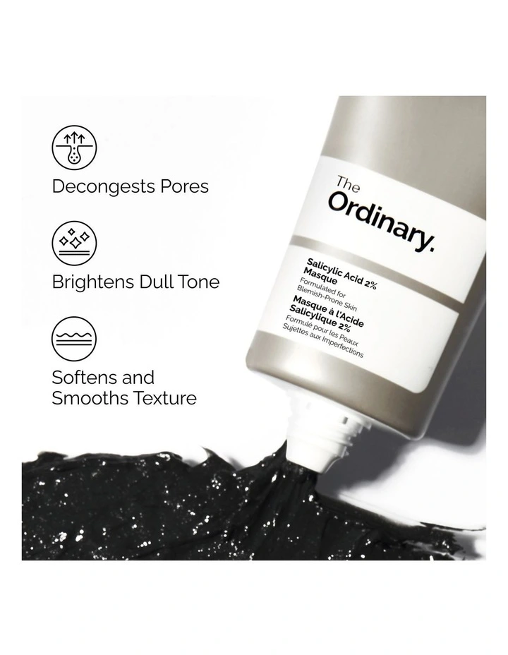 Salicylic Acid 2% Masque Clarifying Clay Mask for Oily or Blemish-Prone Skin 100ml image 2