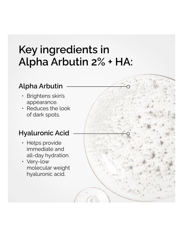 Alpha Arbutin 2% HA Hyperpigmentation Serum image 3