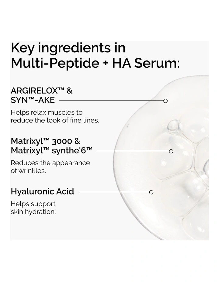 Multi-Peptide Hyaluronic Acid Serum for Firmness, Elasticity, Wrinkles image 3