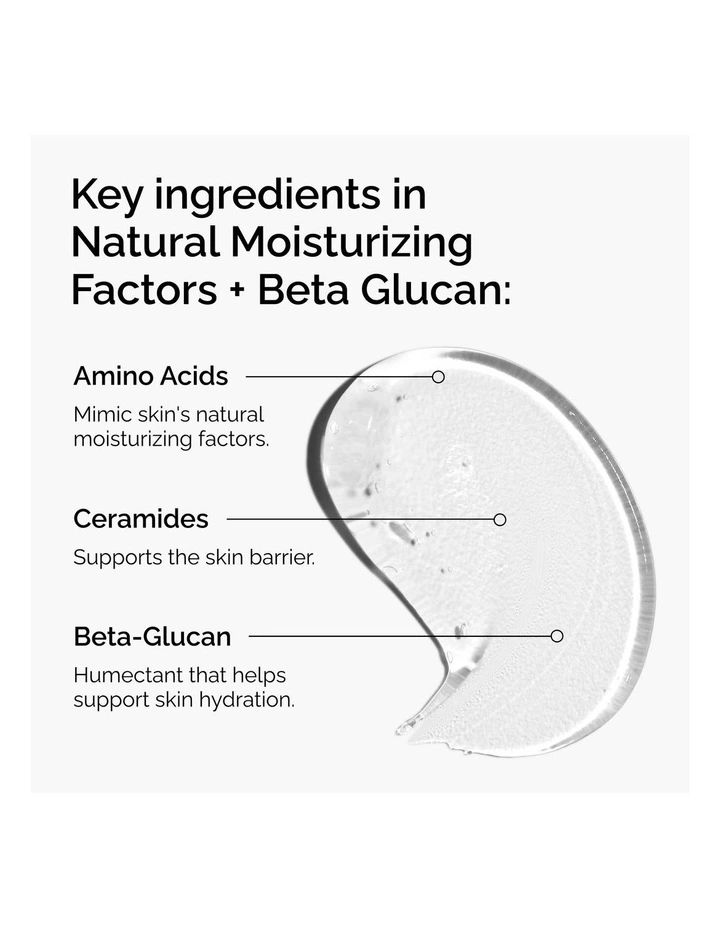 Natural Moisturizing Factors Beta Glucan Lightweight Hydrating Gel Moisturiser 100ml image 2