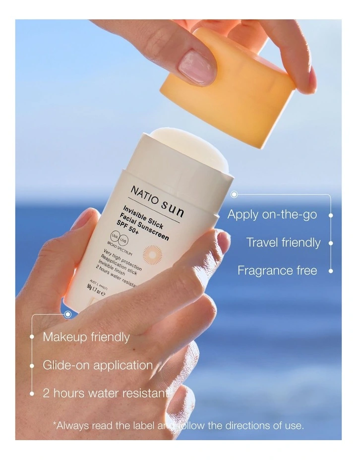 Invisible Stick Facial Sunscreen SPF 50+ image 6