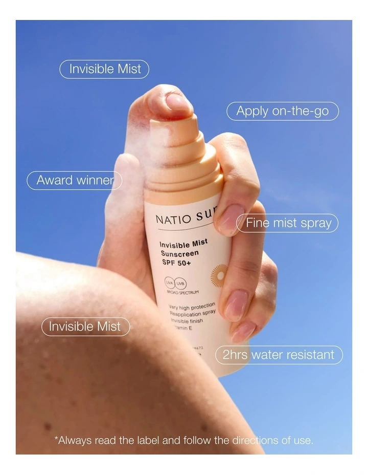 Invisible Mist Sunscreen SPF 50+ image 4