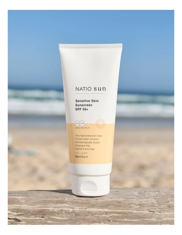 Sensitive Skin Sunscreen SPF 50 200ml image 2