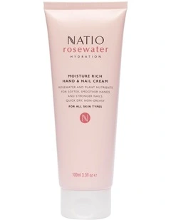 Rosewater Hydration Moisture Rich Hand & Nail Cream 100ml