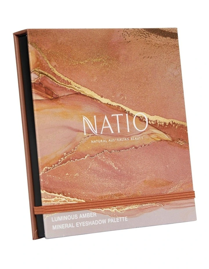 Luminous Amber Mineral Eyeshadow Palette 9g image 3