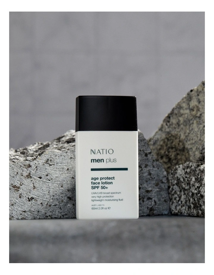 Mens Plus Age Protect Facial Fluid SPF 50+  60ml image 3