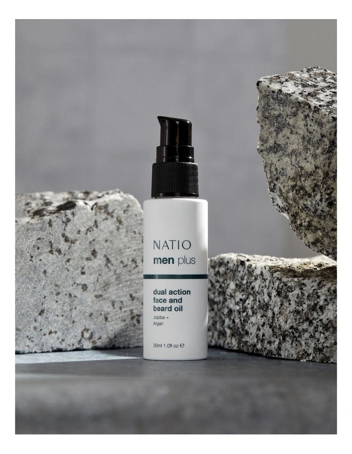 Mens Plus Dual Action Face and Beard Oil 30ml image 5