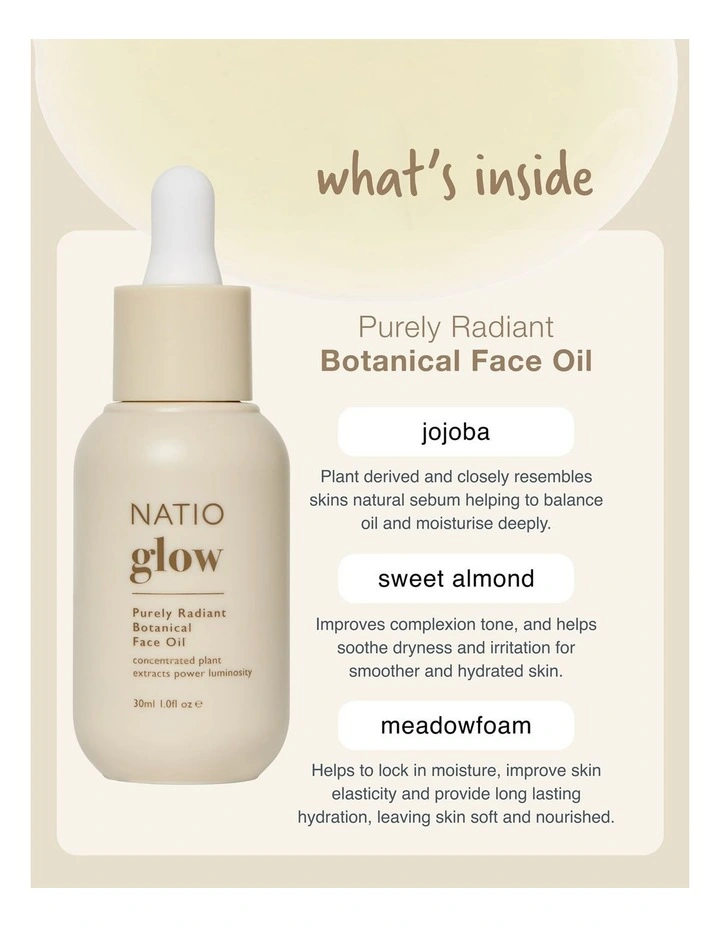 Purely Radiant Botanical Face Oil 30ml image 7