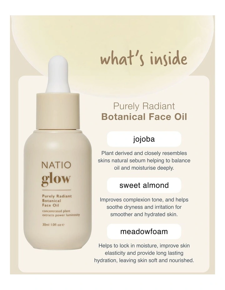 Purely Radiant Botanical Face Oil 30ml image 7