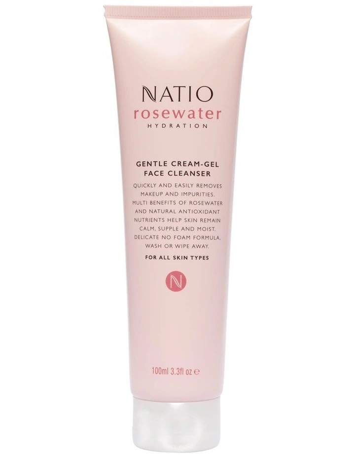 Rosewater Hydration Gentle Cream-Gel Face Cleanser 100ml image 1