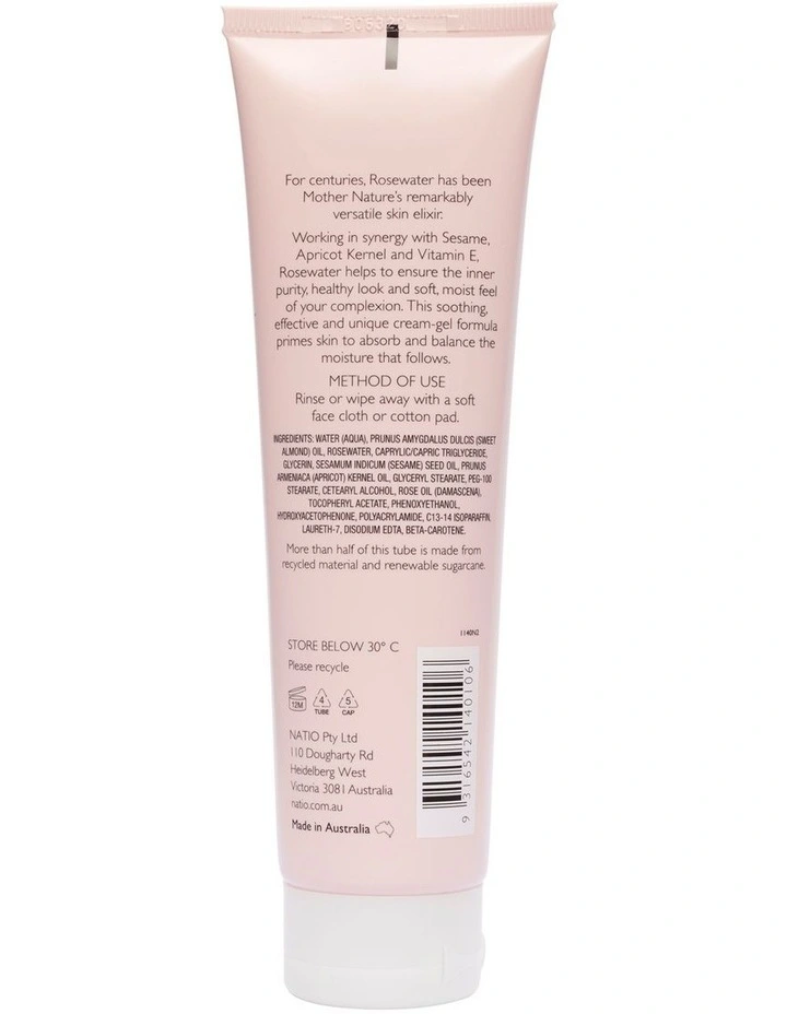 Rosewater Hydration Gentle Cream-Gel Face Cleanser 100ml image 2