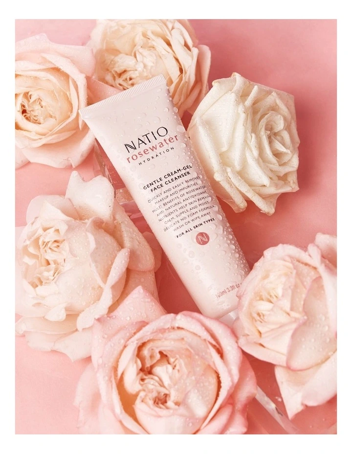 Rosewater Hydration Gentle Cream-Gel Face Cleanser 100ml image 4