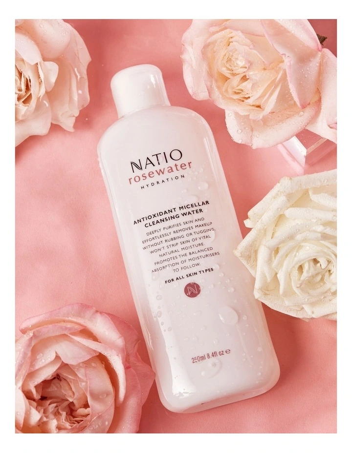 Rosewater Hydration Antioxidant Micellar Cleansing Water 250ml image 6