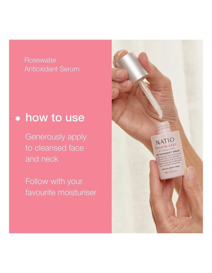 Rosewater Hydration Antioxidant Serum 30ml image 4