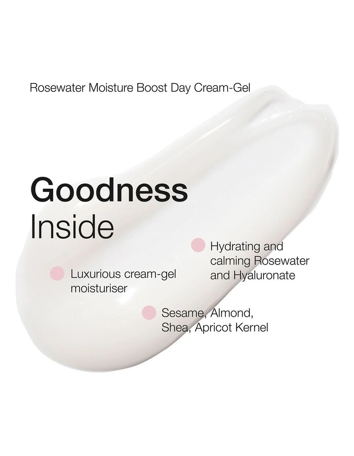 Rosewater Hydration Moisture Boost Day Cream-Gel 75ml image 4