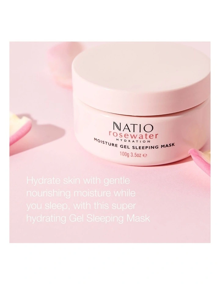 Rosewater Hydration Moisture Gel Sleeping Mask 100g image 3