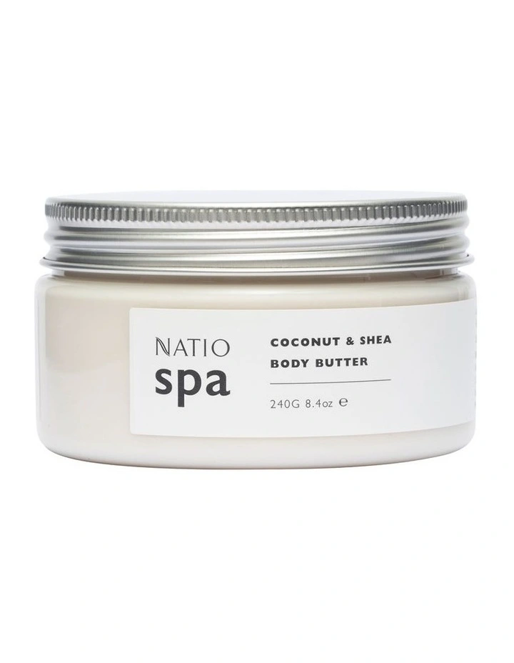 Spa Coconut & Shea Body Butter Moisturiser 240g image 1