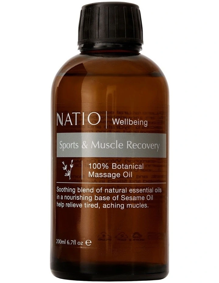 Sports & Muscle Recovery Massage Oil image 1