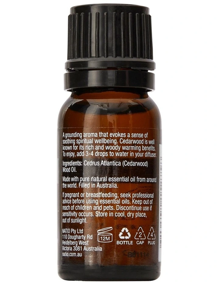Cedarwood Pure Essential Oil 10ml image 2