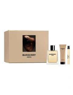 Burberry Men's 3-Pc. Hero Eau De Toilette Gift Set