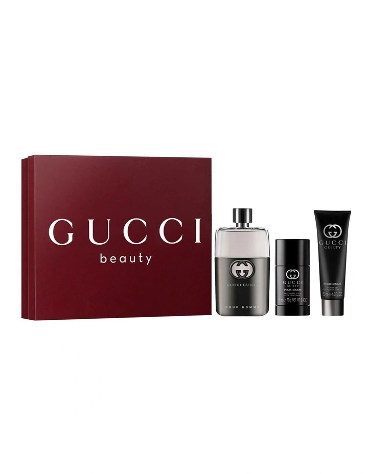 Men's 3-Pc. Guilty Pour Homme Eau De Toilette Gift Set image 1