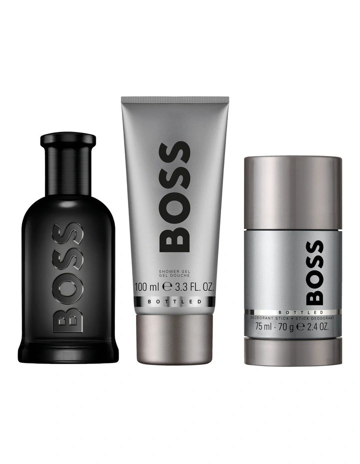 Men's 3-Pc. Boss Bottled Parfum Spring Summer Gift Set image 2